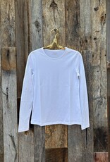 Lilla P Lilla P Long Sleeve Crew White
