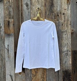 Lilla P Lilla P Long Sleeve Crew White