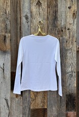 Lilla P Lilla P Long Sleeve Crew White