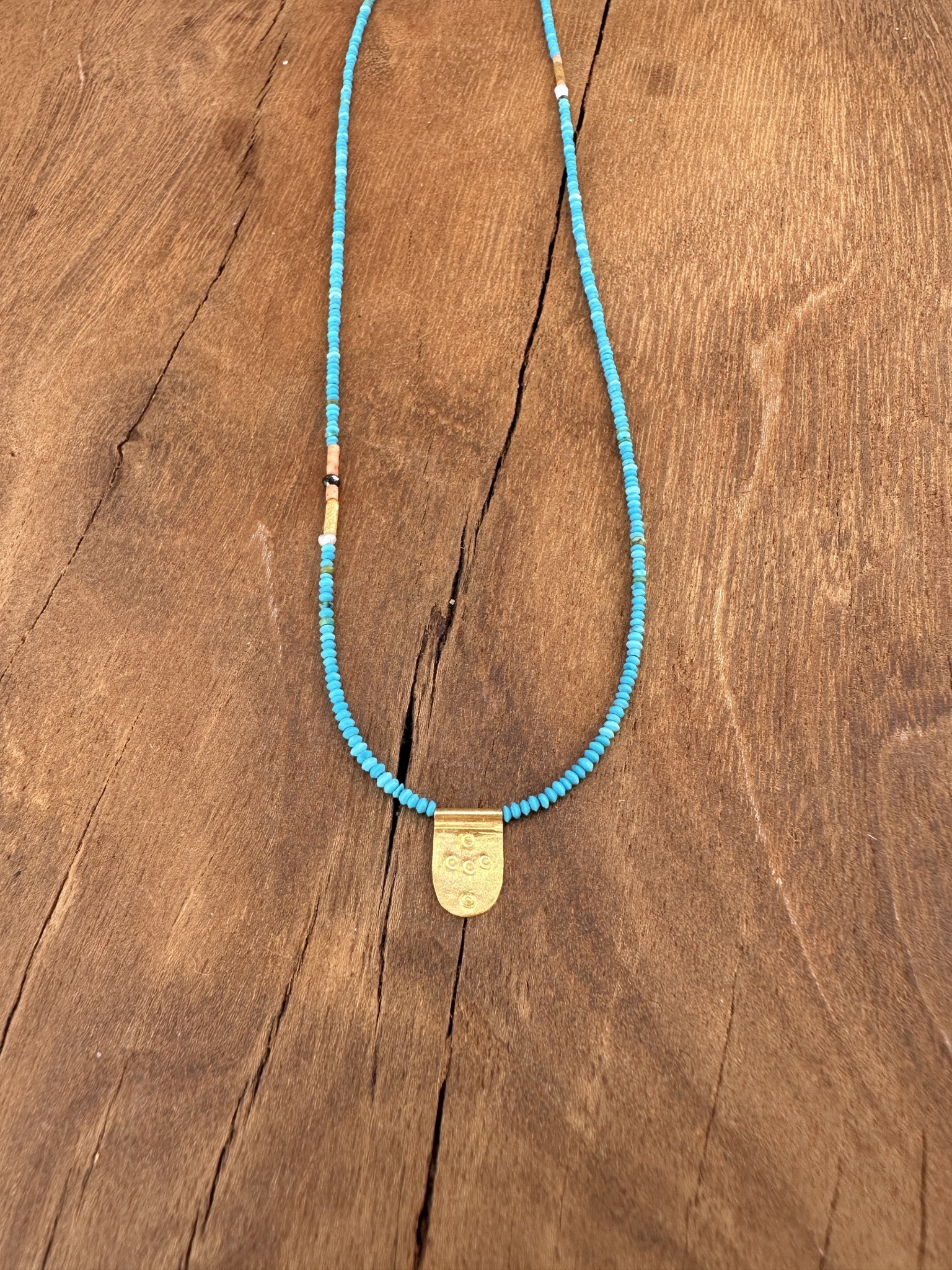 River Song Jewelry River Song Antique Turquoise w/ Tiny Tab Talisman