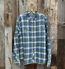 True Grit True Grit L/S 2 Pck Shirt w/ Contrast Green #D1M67TH316