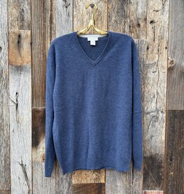 Thick Cashmere Sloppy Joe Jumper in Oatmeal - Muir & Osborne