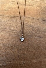 Margaret Solow Margaret Solow Pave Diamond Triangle PVD-TRI