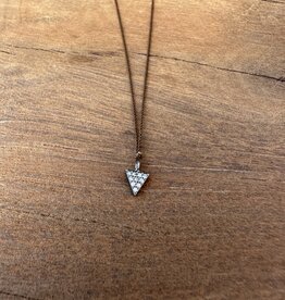 Margaret Solow Margaret Solow Pave Diamond Triangle PVD-TRI