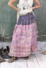 Magnolia Pearl Magnolia Pearl Patchwork Friendship Skirt 152 Guava Patchwork