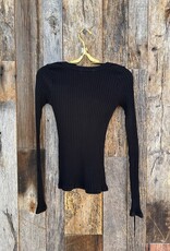 Project Social T Project Social T What's The Scoop Rib L/S Black