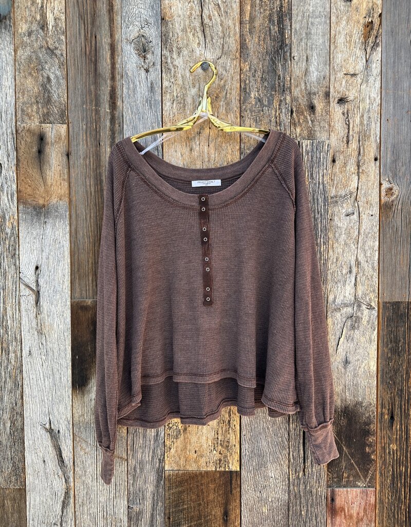 Project Social T Project Social T Vagabond Henley Espresso