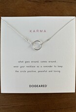 Dogeared Dogeared Karma Necklace Sterling Silver