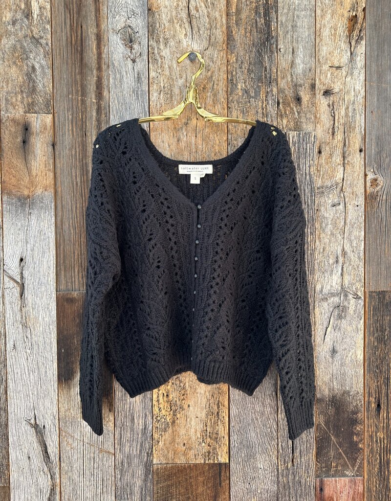 Saltwater Luxe Saltwater Luxe Birgit Sweater Black - Island Farm