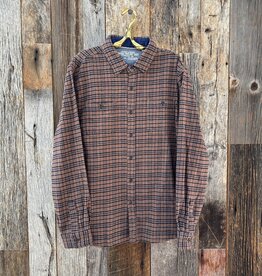 True Grit True Grit L/S 2 Pocket Shirt #D1M60TH333 Brown