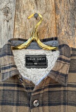 True Grit True Grit Shirt Jacket w/ Sherpa Lining #D1M38TH320 Brown