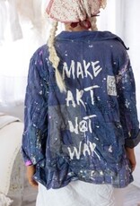 Magnolia Pearl Magnolia Pearl Paint Splatter Crop Tancy Coat Jacket 908