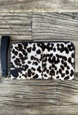 49 Square Miles 49 Square Miles Chit Chat Wallet Haircalf- Snow Leopard