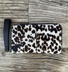 49 Square Miles 49 Square Miles Chit Chat Wallet Haircalf- Snow Leopard