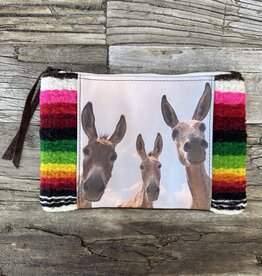 Totem Salvaged 3 Donkey Zip Pouch 586-3D-SC