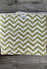 Utility Canvas Utility Canvas Quilted Throw Blanket Green Zig Zag 52x66