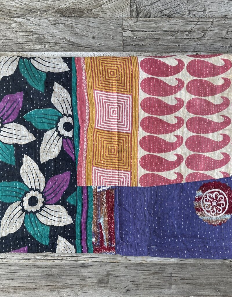 Blue Ocean Traders Vintage Kantha #2 54"x87"