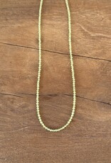 Radiant Malas Tiny Intention Necklace Peridot 16"