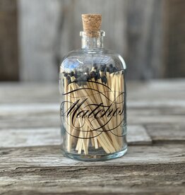 Skeem Design Apothecary Match Bottle Caligraphy Large