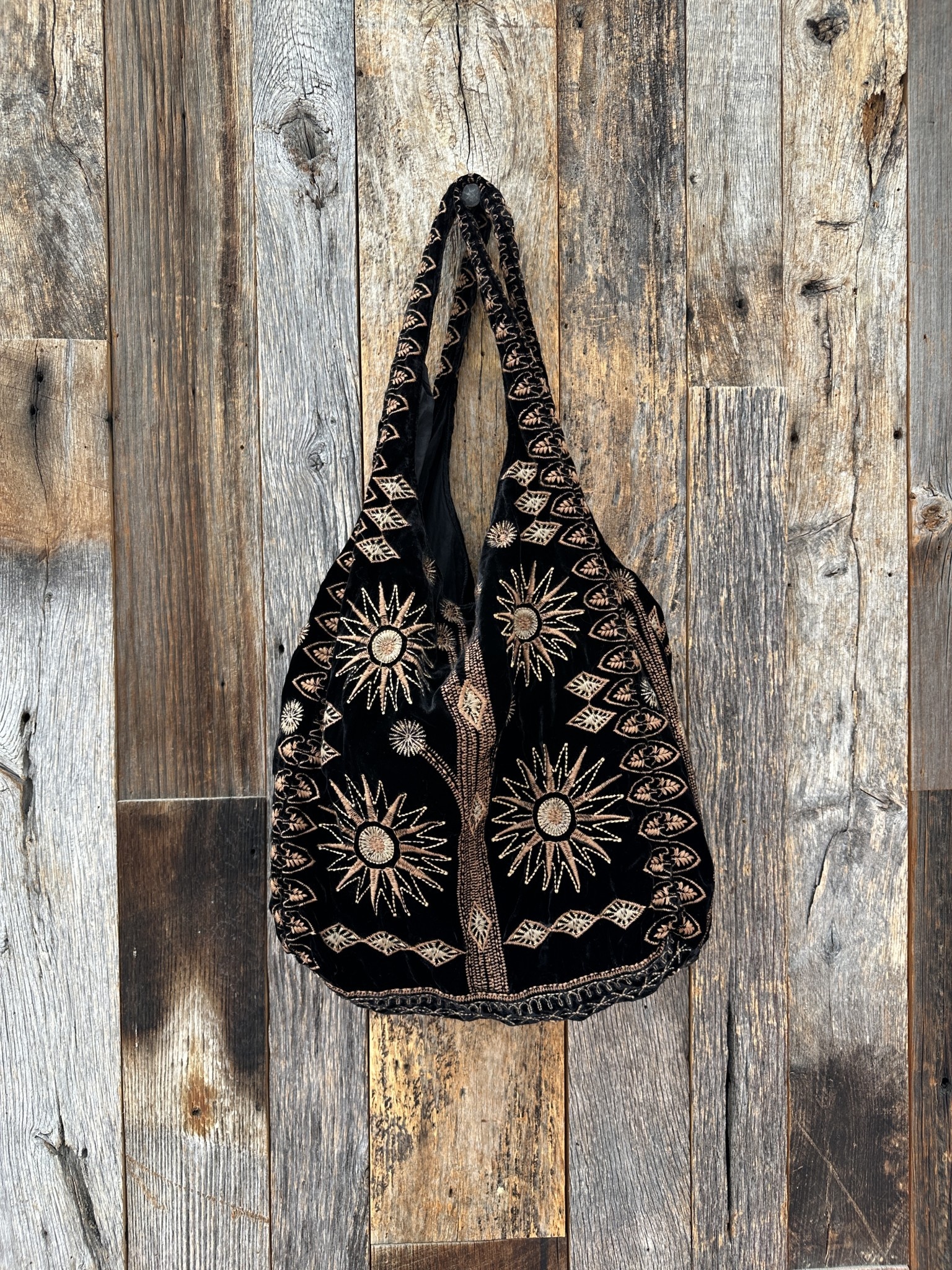 Johnny Was Johnny Was Heidi Velvet Slouchy Tote Island Farm