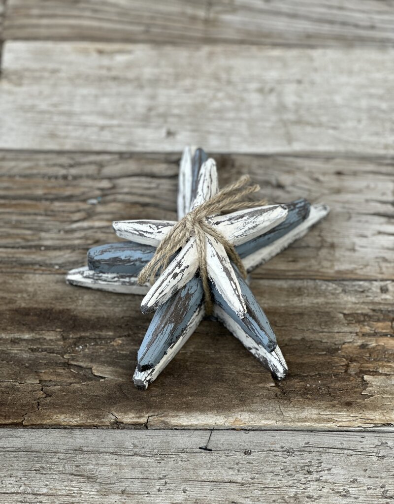 Homart Kelso Wood Starfish White/Teal