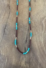 debbie fisher seed beads, turquoise, gv ter43
