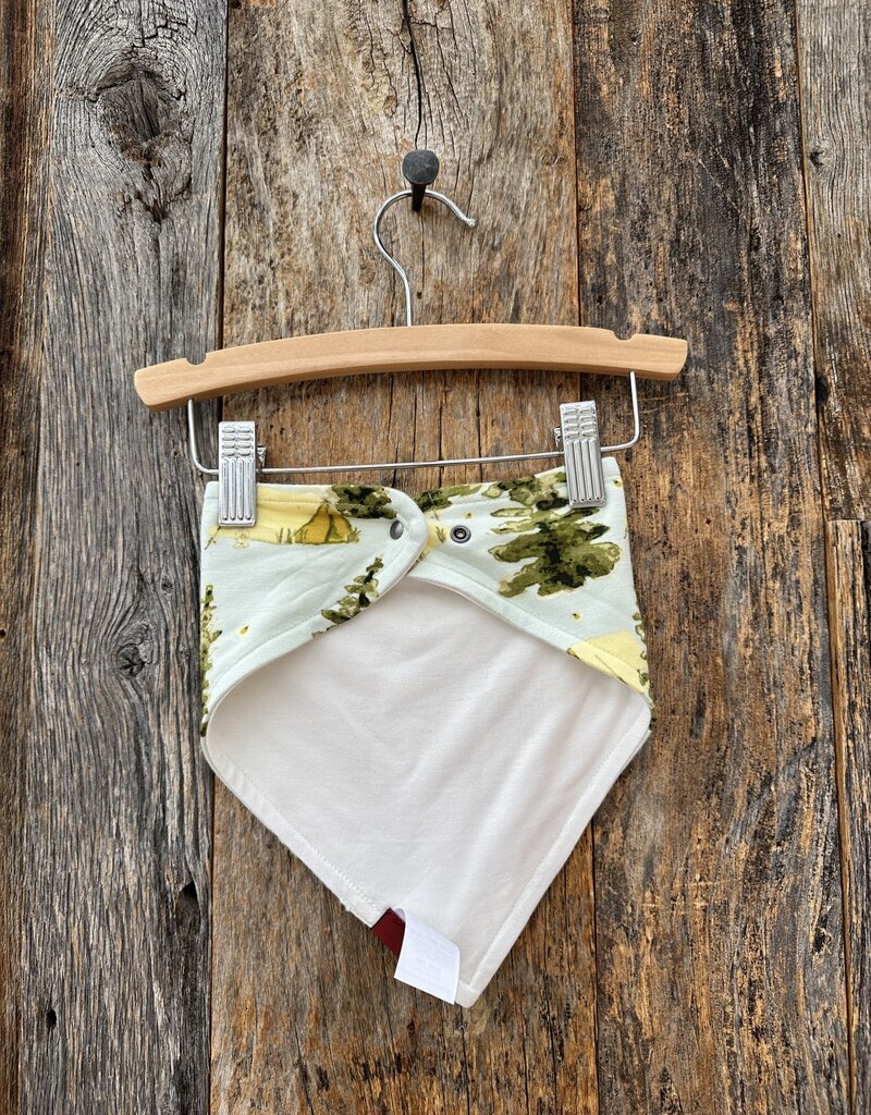 Milkbarn Milkbarn Bamboo Kerchief Bib Natural Camping