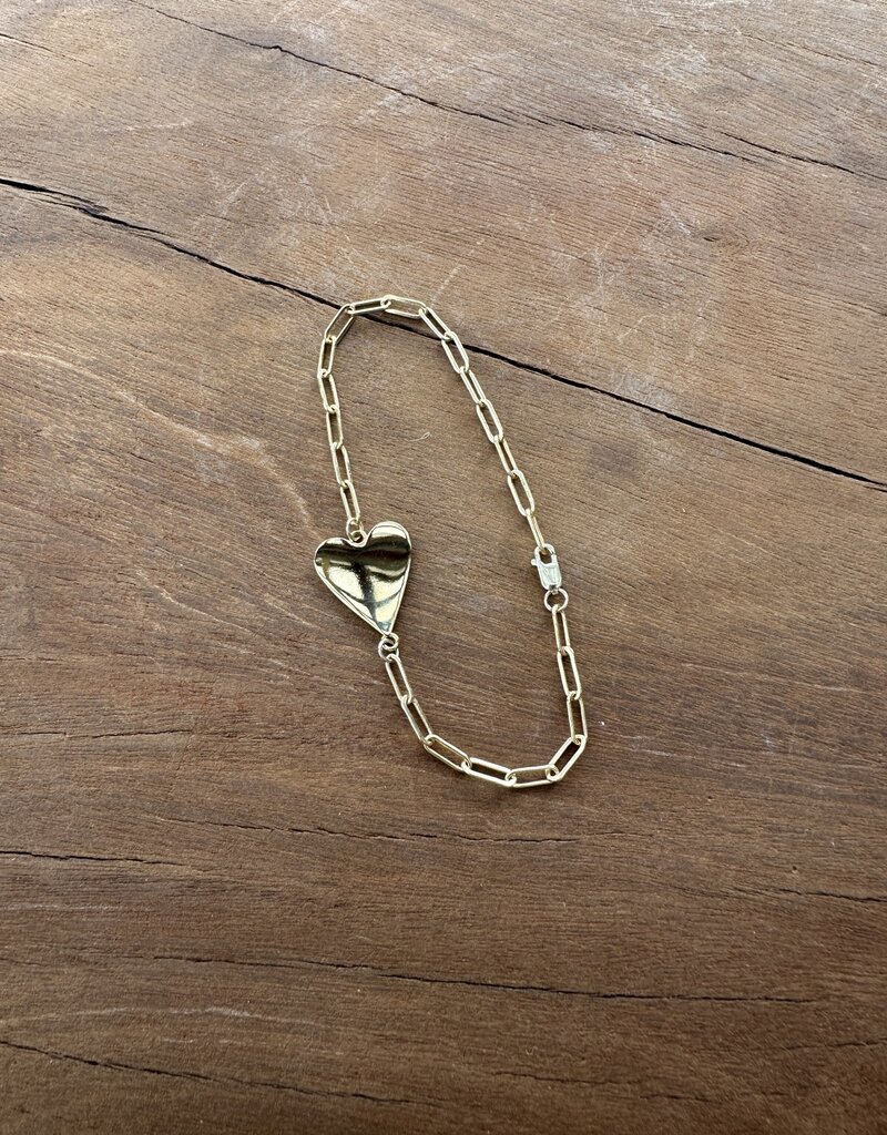 Thatch Thatch Amaya Heart Bracelet 14k GP