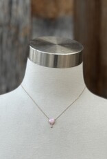 Chan Luu Chan Luu 14k Heart Necklace Pink Opal NGF14-15091