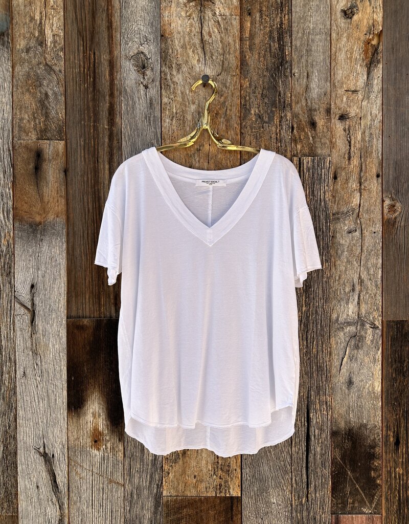 Project Social T Project Social T Baltimore V-Neck Tee White