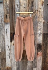 Project Social T Project Social T Raven Raw Edge Cargo Pant Root Beer