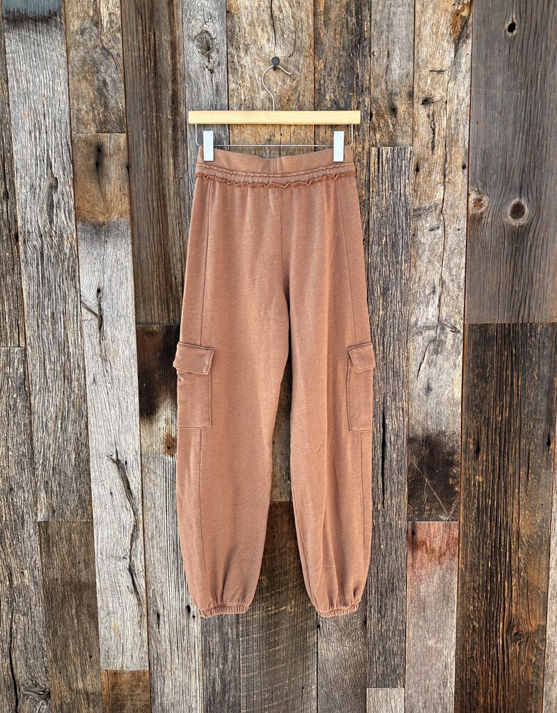 Project Social T Project Social T Raven Raw Edge Cargo Pant Root Beer