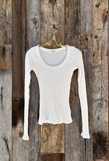 Project Social T Project Social T What's The Scoop Rib L/S White