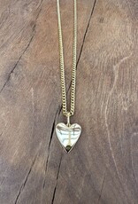 Thatch Thatch Amaya Heart Curb Necklace 14K GP