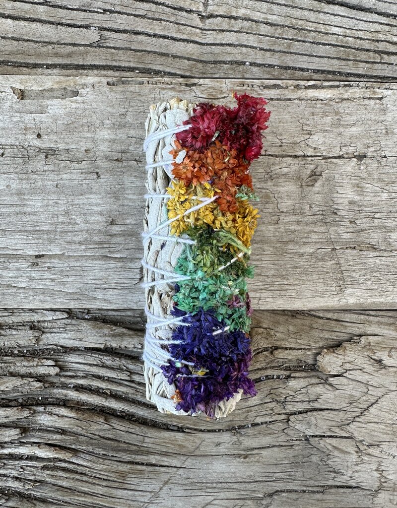 Andaluca Home Andaluca Home 4" Rainbow Sage Smudge Stick