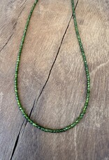 Radiant Malas Tiny Intention Necklace Jade 16"