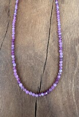 Radiant Malas Tiny Intention Necklace Ruby 16"