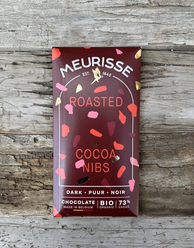 Meurisse Chocolate Meurisse Chocolate- Dark Chocolate w/ Roasted Cacao Nibs