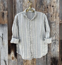 CP Shades CP Shades Romy Stripe Linen Shirt 1012-502 Sand