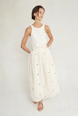 Chan Luu Chan Luu Caroline Ballet Skirt White Floral PC-SK-2212 Antique White