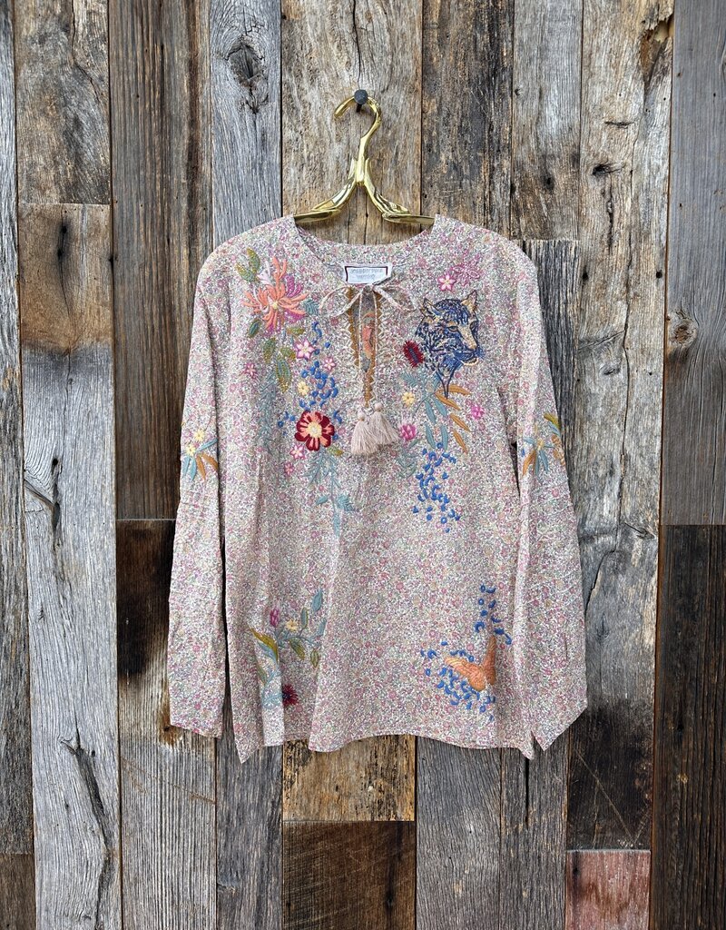 Johnny Was Johnny Was Indalo Pintuck Blouse W17324-1 Multi