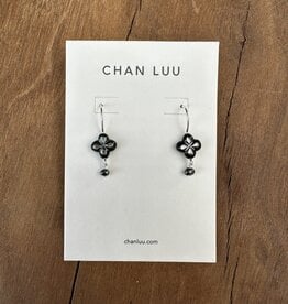 Chan Luu Chan Luu Clover Drop Earrings ES-5720 Black MOP