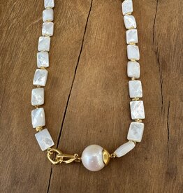 Chan Luu Chan Luu Luz Necklace NG-15138 White MOP