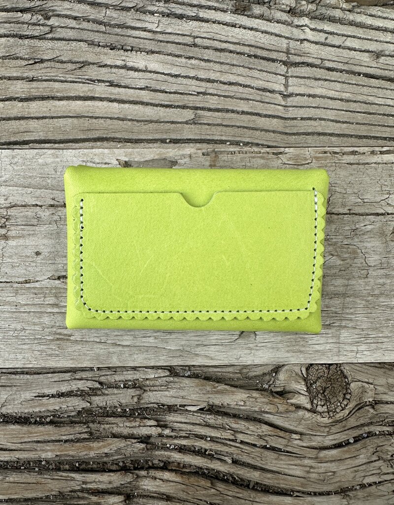 Immodest Cotton Immodest Cotton Scallop Essential Wallet Lime