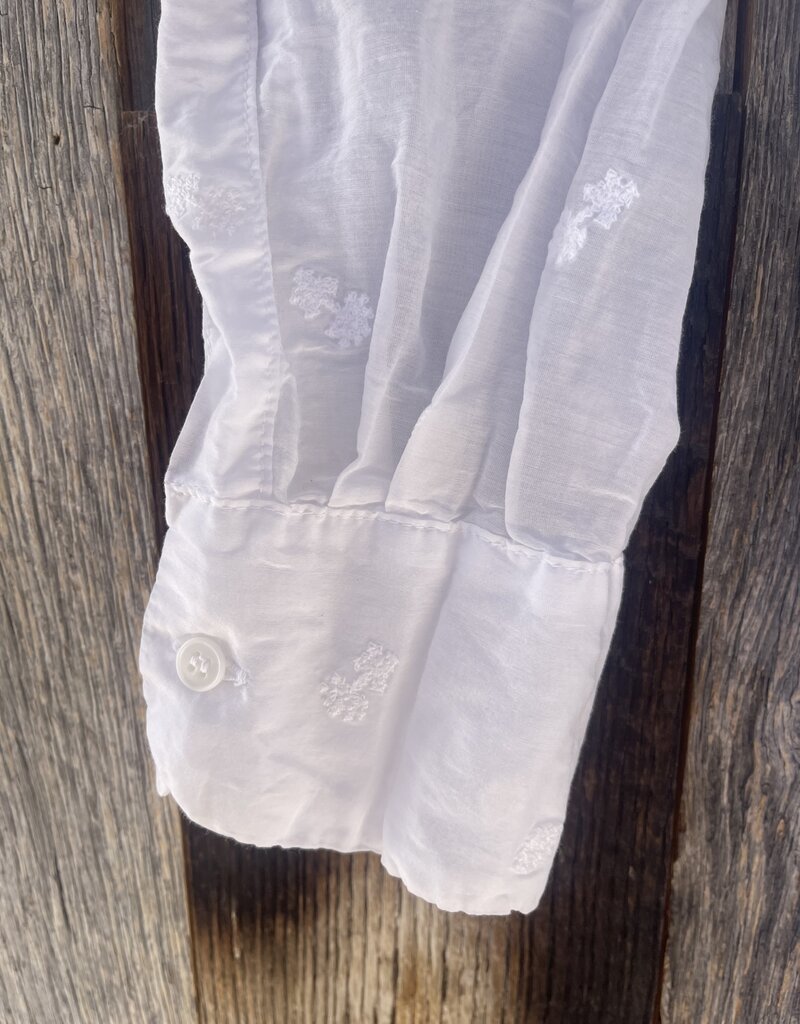 CP Shades CP Shades Jane Embroidered Cotton Silk Tunic 1353-628 White