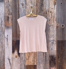 Project Social T Project Social T Keeper Crew Neck Tank Oyster Beige