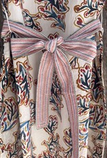 Lilla P Lilla P Split Neck Full Sleeve Maxi Dress Watercolor