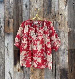 DYLAN Dylan Mia Blouse Red