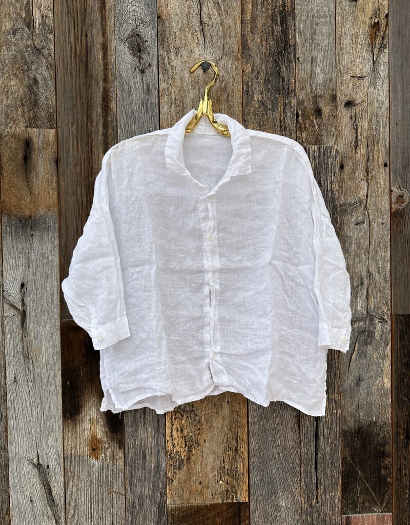 CP Shades CP Shades Rooney Linen Shirt White 1080-3