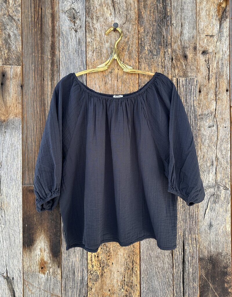 DYLAN Dylan Puff Sleeve Top Soft Black